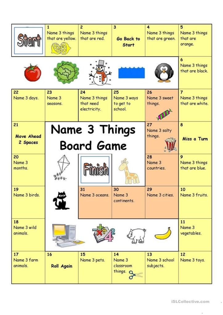 ESL Games and Game Board